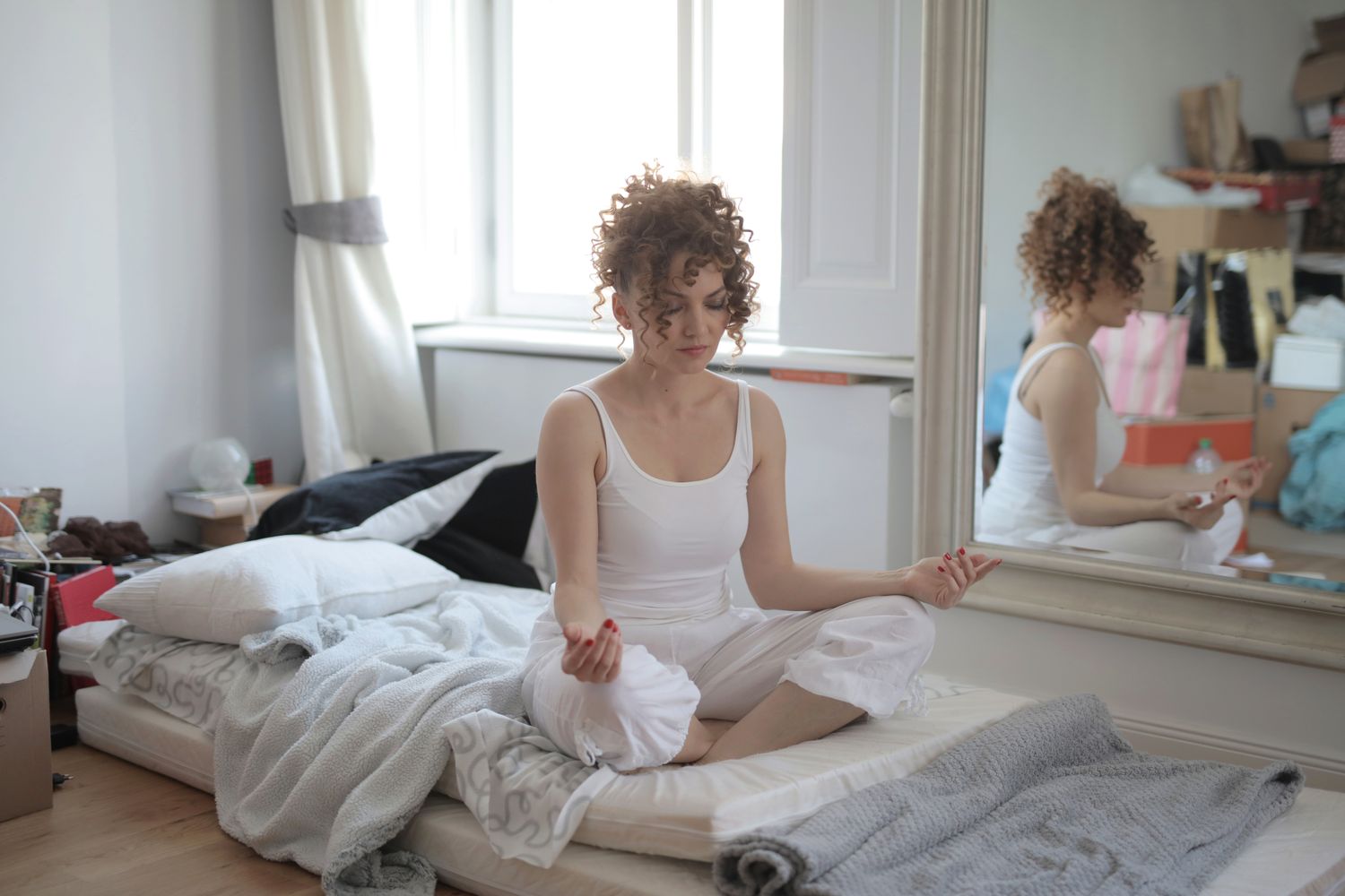 Femme en méditation