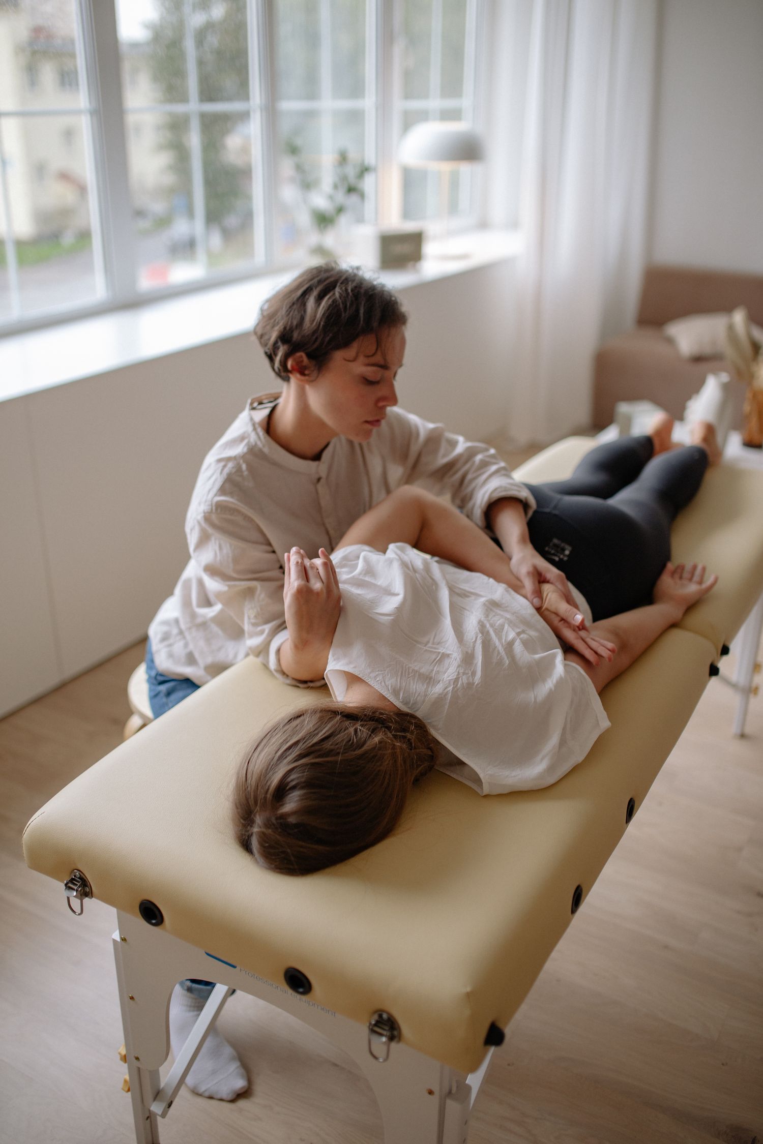 Soin de chiropraxie sur table